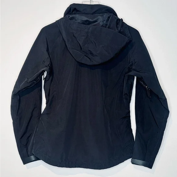 The North Face HyVent Waterproof Zipper Black Nylon Women’s Jacket Coat Size M - Picture 2 of 15